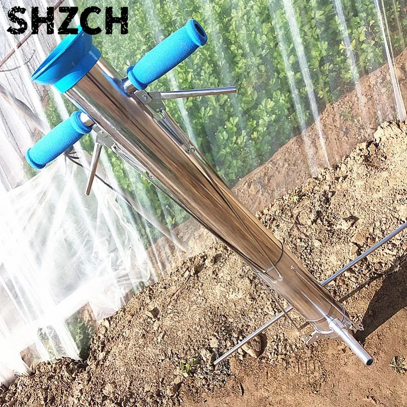 Plant Parents - ガーデンシードラー移植機 手動式野菜苗植え付け機 種まき機 手持ち式ガーデン効率化装置