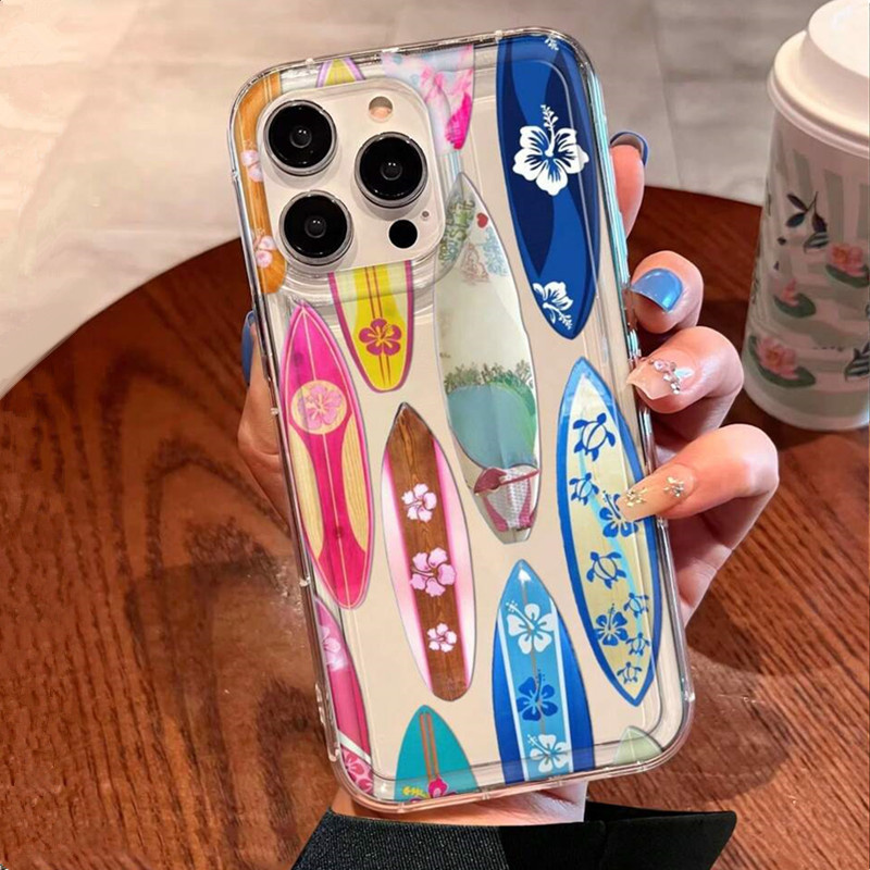フラワーサーフボードプリントクリアケース iPhone 11 - Plants X のレビューと価格